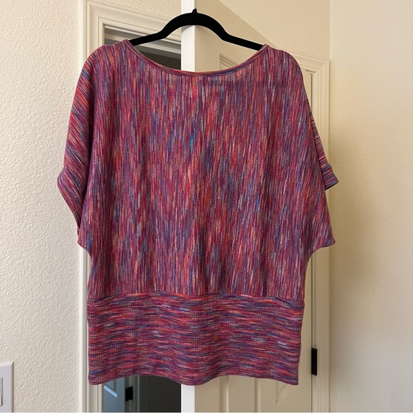 Cato Multi-Color Banded Top - Picture 3 of 3